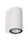 Preview: Lucide AKRA LED Wandleuchte 6W IP54 Warmweiss Modern Weiß 33801/06/31