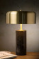 Preview: Lucide MIRASOL Tischlampe 3x G9 Schwarz, Mattes Gold, Messing 34540/03/30