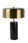 Preview: Lucide MIRASOL Tischlampe 3x G9 Schwarz, Mattes Gold, Messing 34540/03/30