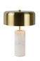 Preview: Lucide MIRASOL Tischlampe 3x G9 Weiß, Mattes Gold, Messing 34540/03/31