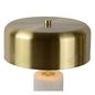 Preview: Lucide MIRASOL Tischlampe 3x G9 Weiß, Mattes Gold, Messing 34540/03/31