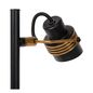 Preview: Lucide TUNDRAN Tischlampe 2x GU10 360° drehbar Schwarz, Mattes Gold, Messing 34544/02/30