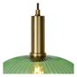 Preview: Lucide MALOTO Pendelleuchte E27 Grün, Mattes Gold, Messing 45386/30/33