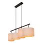 Preview: Lucide MAYA Pendelleuchte 4x E27 Beige, Schwarz 45409/04/38