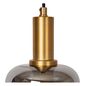 Preview: Lucide JOANET Pendelleuchte E27 Rauchfarbe Grau, Mattes Gold, Messing 45494/16/65