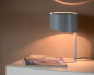 Preview: Lucide KNULLE Tischlampe E14 Grau 45504/01/36
