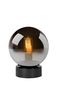Preview: Lucide JORIT Tischlampe E27 Rauchfarbe Grau, Schwarz 45563/20/65
