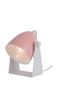 Preview: Lucide CHAGO Tischlampe E14 drehbar Rosa 45564/01/66