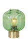 Preview: Lucide MALOTO Tischlampe E27 Grün, Mattes Gold, Messing 45586/20/33