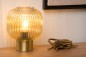 Preview: Lucide MALOTO Tischlampe E27 Amber, Mattes Gold, Messing 45586/20/62