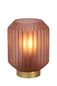 Preview: Lucide SUENO Tischlampe E14 Rosa, Mattes Gold, Messing 45595/01/66