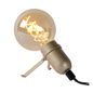 Preview: Lucide PUKKI LED Tischlampe E27 5W Mattes Gold, Messing 46511/05/02