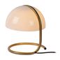 Preview: Lucide CATO Tischlampe E27 Weiß, Mattes Gold, Messing 46516/01/31