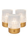 Preview: Lucide LILI LED Tischlampe 3W dimmbar Steuerbare Lichtfarbe Modern Mattgold 46520/03/02