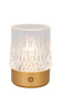 Preview: Lucide LILI LED Tischlampe 3W dimmbar Steuerbare Lichtfarbe Modern Mattgold 46520/03/02