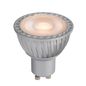 Preview: Lucide LED Lampe GU10 3-Stufen-Dimmer 5W dimmbar Grau 95Ra 49010/05/36