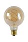 Preview: Lucide G95 TWILIGHT LED Filament Lampe E27 4W Amber Sensor 49032/04/62