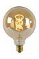 Mobile Preview: Lucide G125 LED Filament Lampe E27 5W dimmbar Amber 49033/05/62