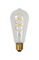 Mobile Preview: Lucide ST64 LED Filament Lampe E27 4,9W dimmbar Transparent 49034/05/60