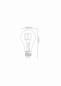 Preview: Lucide A60 LED Filament Lampe E27 5W dimmbar Amber 49042/05/62