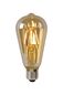 Preview: Lucide ST64 LED Filament Lampe E27 5W dimmbar Amber 49068/05/62
