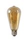 Preview: Lucide ST64 LED Filament Lampe E27 5W dimmbar Amber 49068/05/62