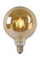Preview: Lucide G125 LED Filament Lampe E27 8W dimmbar Amber 49070/08/62