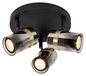 Preview: Lucide UPTON GU10 Deckenstrahler 3-fach Modern Rauchfarbe 57900/13/65