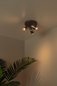 Preview: Lucide UPTON GU10 Deckenstrahler 3-fach Modern Rauchfarbe 57900/13/65