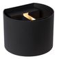 Preview: Lucide AXI LED Wandleuchte 2x 2x 3,5W Schwarz IP54 69201/06/30