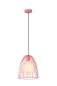 Preview: Lucide MACARONS Pendelleuchte E27 Rosa 74417/01/66