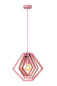 Preview: Lucide MAURO Pendelleuchte E27 Rosa 77489/01/66