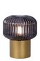 Preview: Lucide JANY Tischlampe E14 Mattes Gold, Messing, Rauchfarbe Grau 78595/01/02