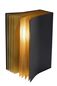 Preview: Lucide EXTRAVAGANZA LIVRET Tischlampe E14 Schwarz, Gold 78596/01/30