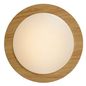 Mobile Preview: Lucide DIMY LED Deckenleuchte 3-Stufen-Dimmer 12W dimmbar Helles Holz, Opal 79179/12/72
