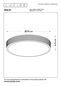 Mobile Preview: Lucide MALIN LED Deckenleuchte 3-Stufen-Dimmer 24W dimmbar Schwarz 79184/24/30