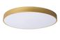 Preview: Lucide UNAR LED Deckenleuchte 3-Stufen-Dimmer 60W dimmbar Mattes Gold, Messing, Opal 79185/60/02