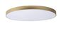 Preview: Lucide UNAR LED Deckenleuchte 3-Stufen-Dimmer 80W dimmbar Mattes Gold, Messing, Opal 79185/80/02