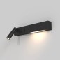 Preview: Maytoni Comodo LED Wandleuchte, Wandlampe 8W Schwarz Warmweiss