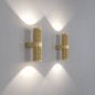 Preview: Maytoni Focus Design Wandleuchte, Wandlampe 2x GU10 Matt-Gold