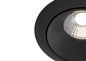 Preview: Maytoni Yin LED Downlight, Einbauleuchte 12W Schwarz Warmweiss Ø98mm