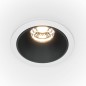 Preview: Maytoni Alfa LED Downlight, Einbauleuchte 10W Schwarz / Weiss 90Ra Ø6,5mm Warmweiss