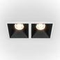 Preview: Maytoni Alfa LED Downlight, Einbauleuchte 20W dimmbar Schwarz / Weiss 90Ra Warmweiss