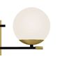 Preview: Maytoni Nostalgia Design-Wandlampe mit 2 Kugeln 2x E14 Matt-Gold Weiss Glas