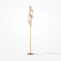 Preview: Maytoni Marmo Stehleuchte, Stehlampe 2x G9 Gold-Farbe