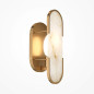 Preview: Maytoni Marmo Wandleuchte, Wandlampe E14 Stein Gold-Farbe