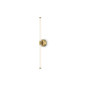 Preview: Maytoni Axis LED Wandleuchte, Wandlampe 16W Gold-Farbe Warmweiss