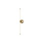 Preview: Maytoni Axis LED Wandleuchte, Wandlampe 16W Gold-Farbe Warmweiss