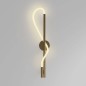 Preview: Maytoni Tau LED Wandleuchte, Wandlampe 13W Gold-Farbe Warmweiss