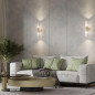 Preview: Maytoni Antic Wandleuchte, Wandlampe 2x E14 Cognac-Farbe Gold-Farbe